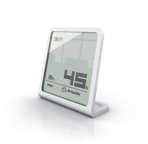 Digitaler Hygrometer "Selina" weiss
